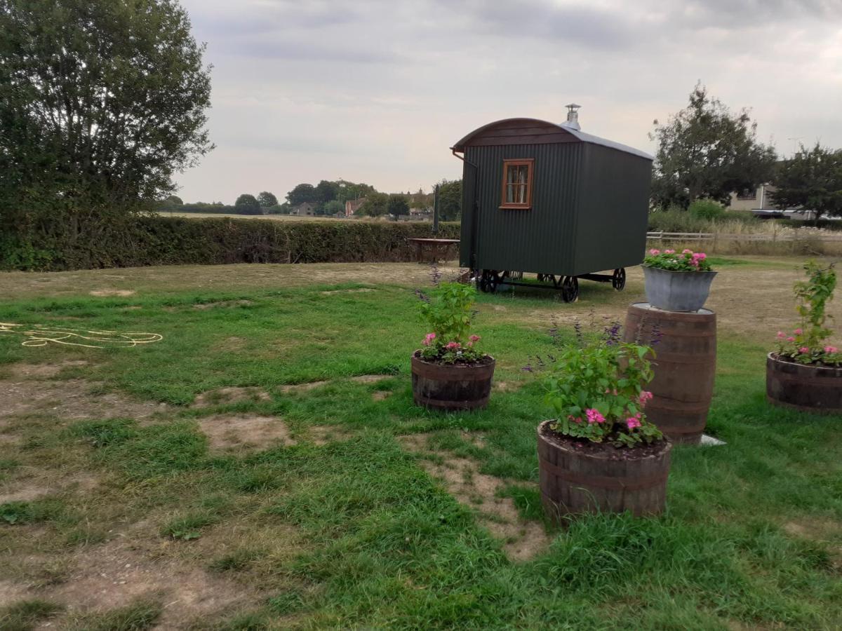 Glamping In Wiltshire In Our Luxury Shepherds Hut 치펜햄 외부 사진